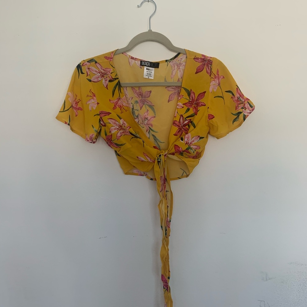 Revolve x Beach Riot Tulip wrap top